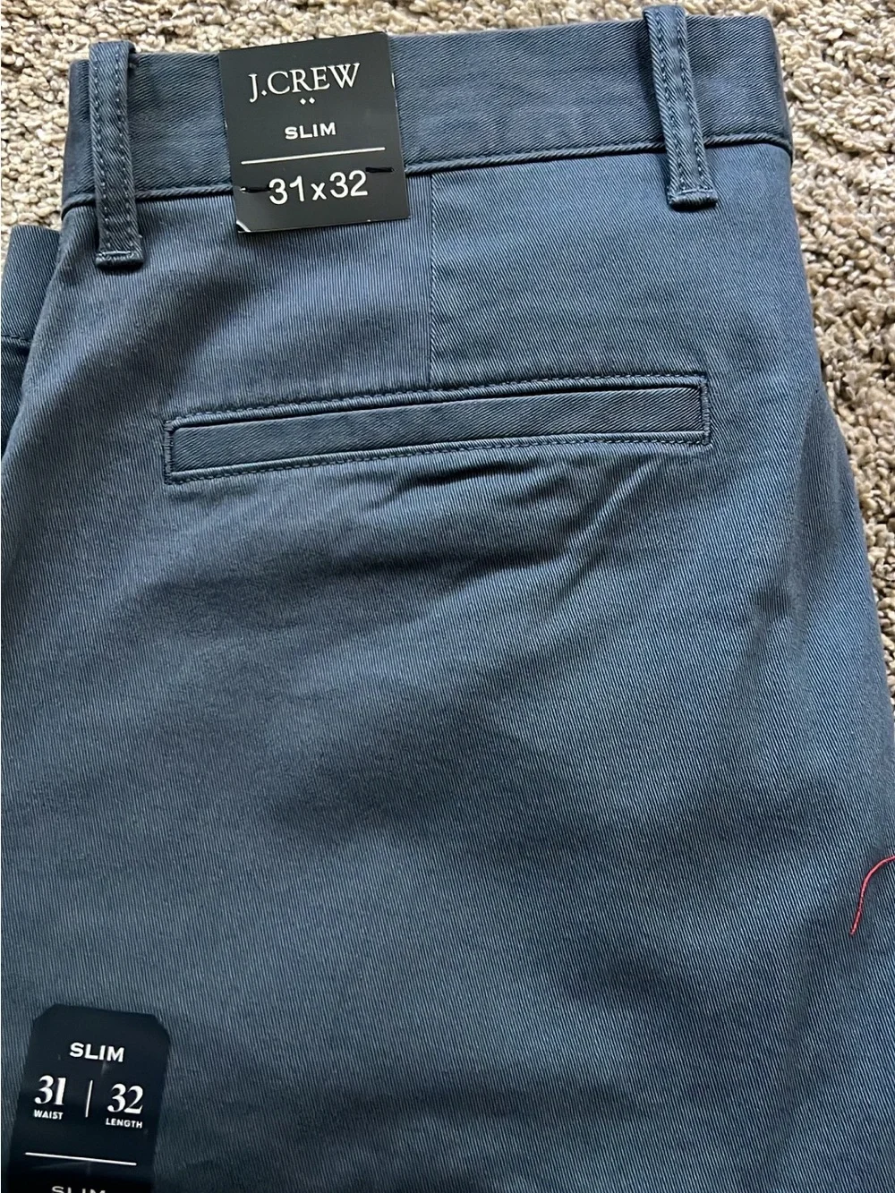 J. Crew Slim Men's Chinos in Dark Navy